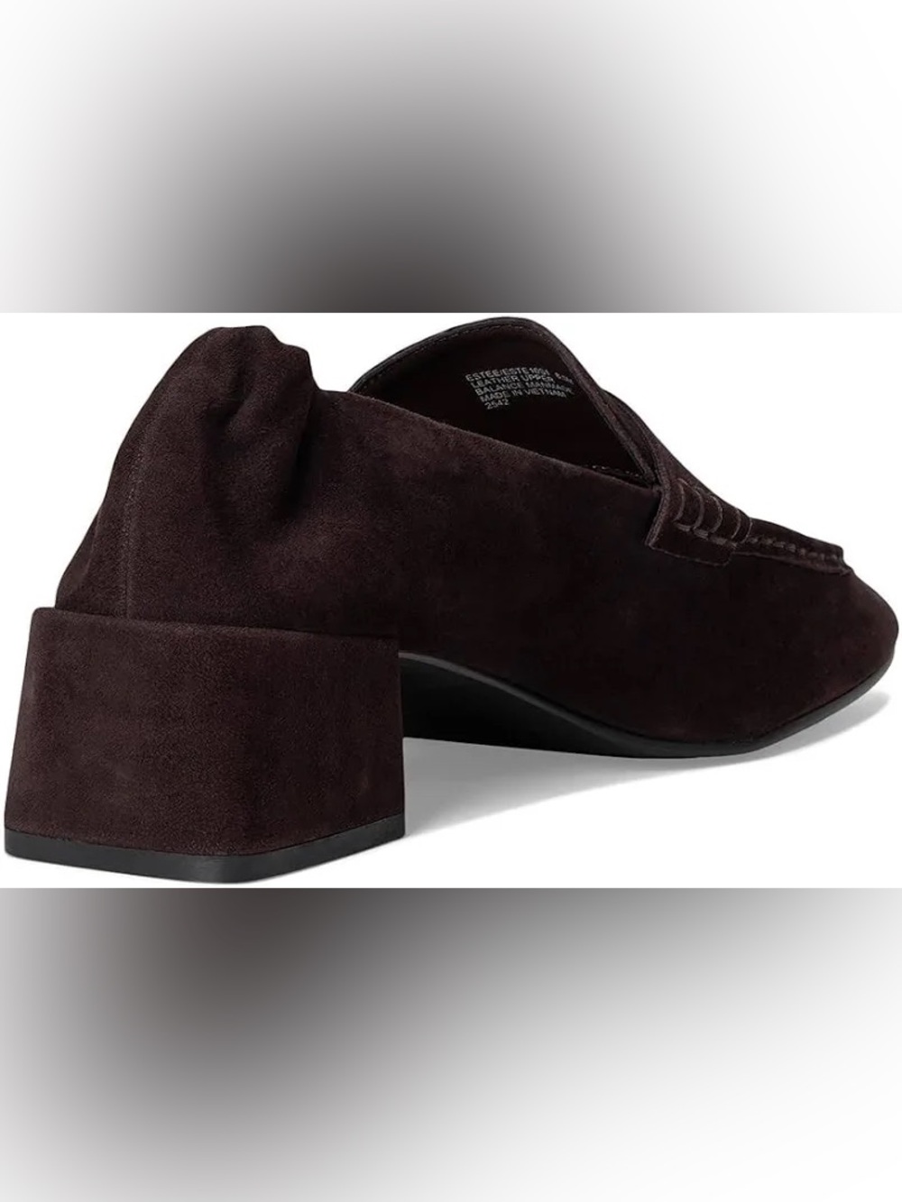 Steve Madden Women's Este Block Heel Loafers - Picture 3 of 8